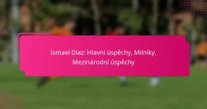 Ismael Díaz: Hlavní úspěchy, Milníky, Mezinárodní úspěchy